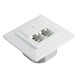 Q-Link UTP stopcontact inbouw dubbelvoudig 8 polig RJ45