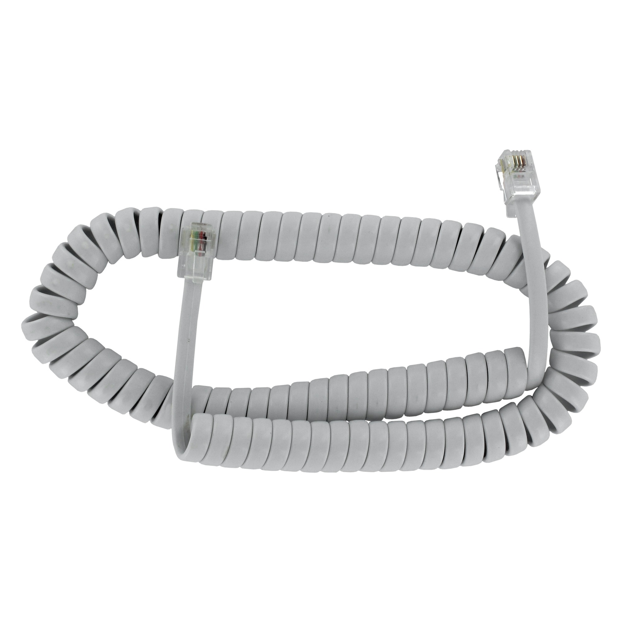Qlink Q Link Telefoon Krulsnoer 2X Rj9 Plug 25 Meter Wit qlink kopen in de aanbieding