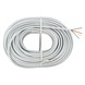 Q-Link telefoonkabel rond 4x0.5 20 meter wit