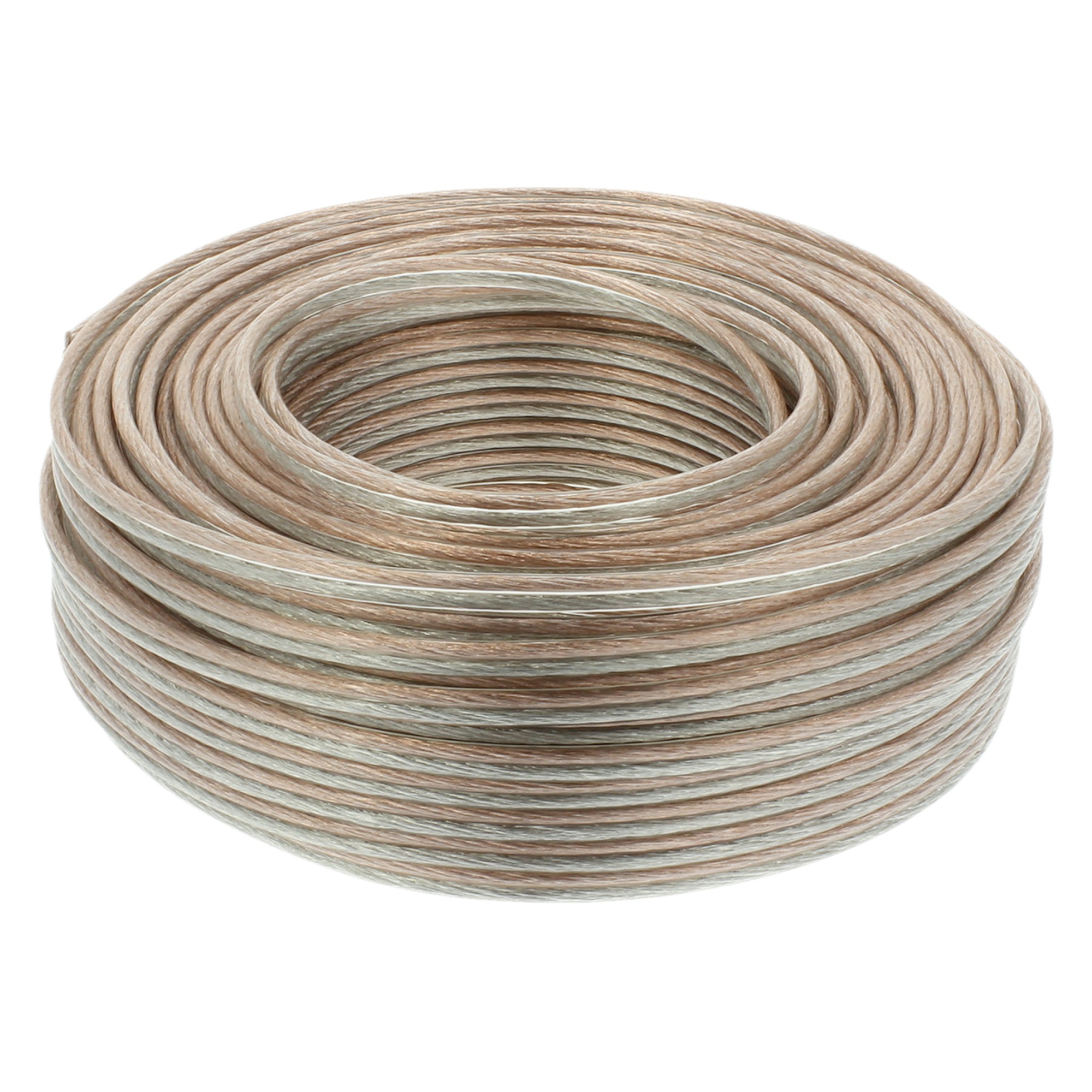 Qlink Q Link Luidsprekersnoer 2X15Mm 50 Meter Transparant qlink kopen in de aanbieding