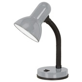 Eglo bureaulamp Basic zilver