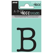 Pickup plakletter B Maud zwart 60 mm