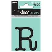 Pickup plakletter R Maud zwart 60 mm