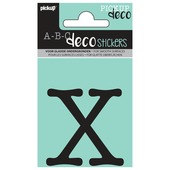 Pickup plakletter X Maud zwart 60 mm