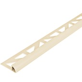 Tegelprofiel kwartrond PVC jasmijn 8 mm 300 cm