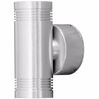 Konstsmide wandlamp Monza geanodiseerd aluminium 2-lichts