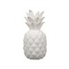 Vaas ananas wit Ø11x23 cm