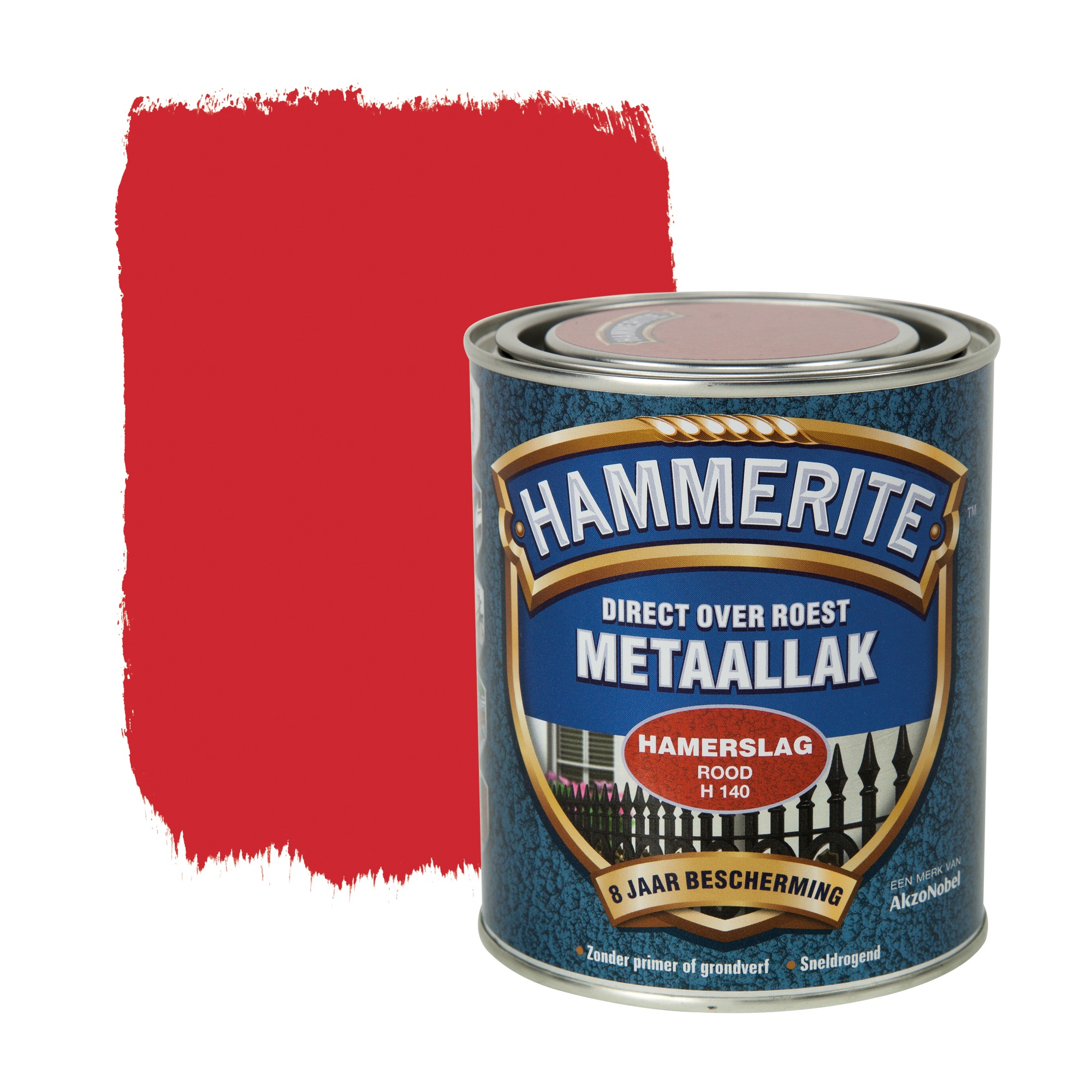 Hammerite Direct Over Roest Metaallak Hamerslag Rood 750 Ml hammerite kopen in de aanbieding