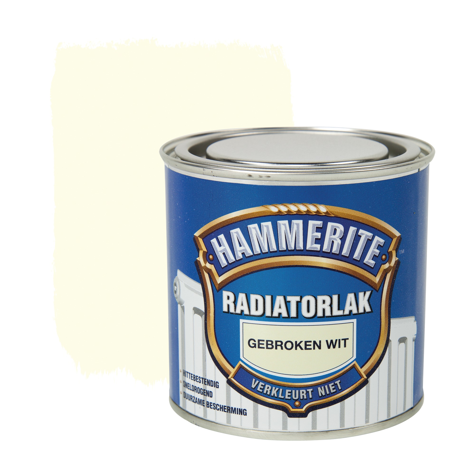 Hammerite Radiatorlak Hoogglans Gebroken Wit 250 Ml hammerite kopen in de aanbieding