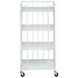 Trolley ijzer wit 47 x 37 x 90cm