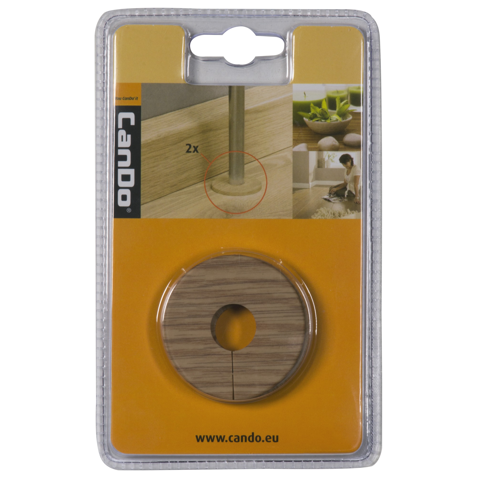 Cando Rozet Kl08 Grenen 2 Stuks cando kopen in de aanbieding