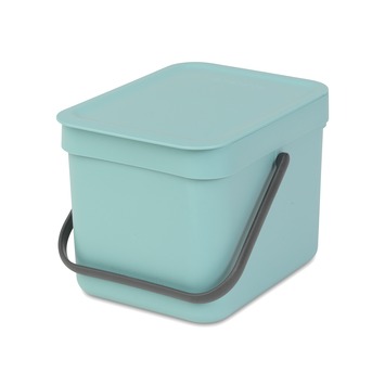 Brabantia afvalemmer Sort & Go 6l mint