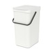 Brabantia afvalemmer Sort & Go 16l wit