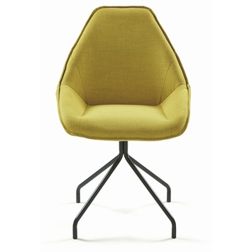 Eetkamerstoel Marit mosterd geel/groen