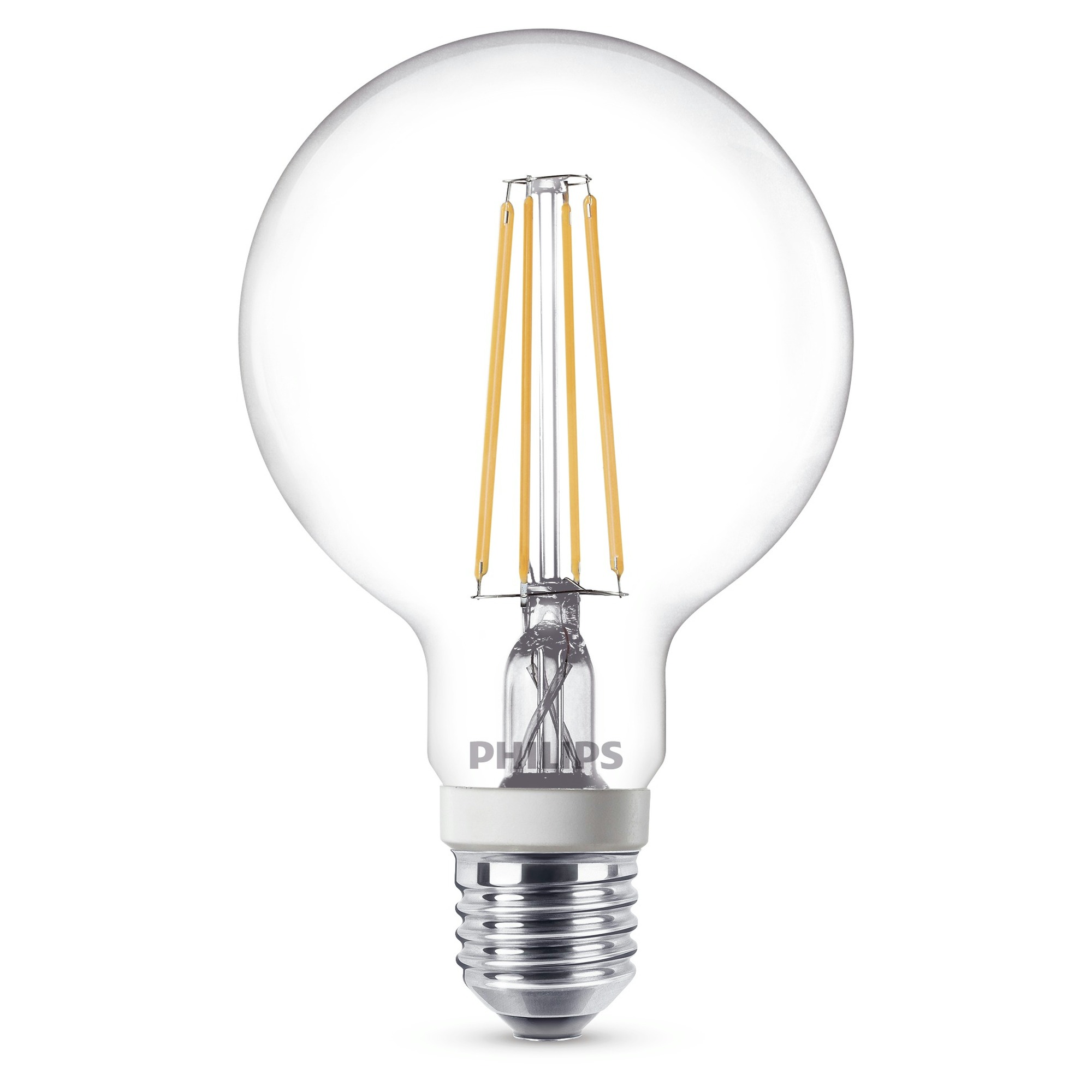Philips Led Filament Globe E27 7W 60W Dimbaar philips kopen in de aanbieding