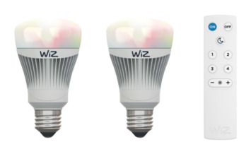 WiZ color E27 806LM 2 stuks incl. afstandbediening