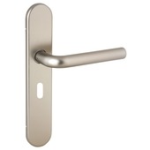 KARWEI deurkrukset Gino langschild sleutel 56mm RVS look (aluminium)