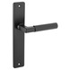KARWEI deurkrukset Stefano langschild blind zwart (aluminium)