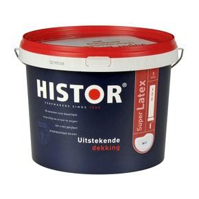 Histor Super Latex muurverf mat wit 5 l