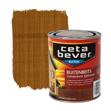 CetaBever buitenbeits donker eiken transparant 750 ml