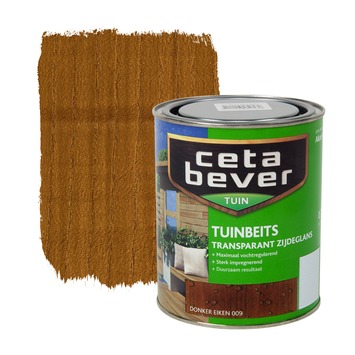 CetaBever tuinbeits donker eiken transparant 750 ml
