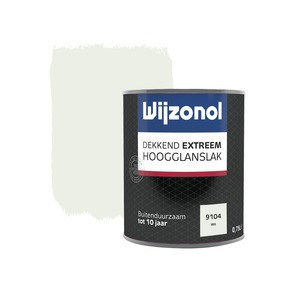 Wijzonol Dekkend extreem Wit Hoogglans 750ml