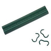 Omega geplastificeerde krammen voor tuindraad 20 mm, 200 stuks