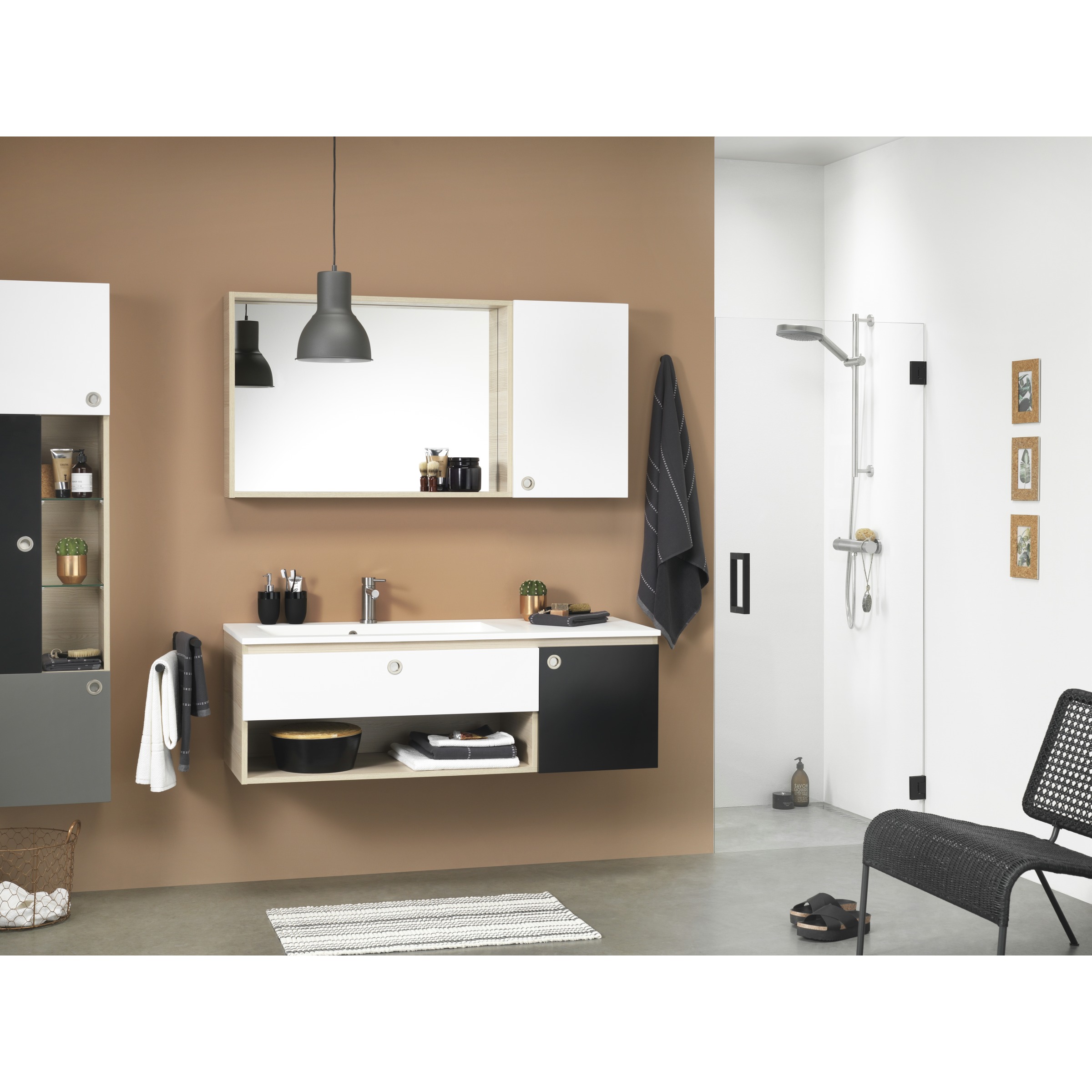 Sealskin Get Wet Swingdeur Voor Nis I Am 70X200 Cm Zwart sealskin kopen in de aanbieding