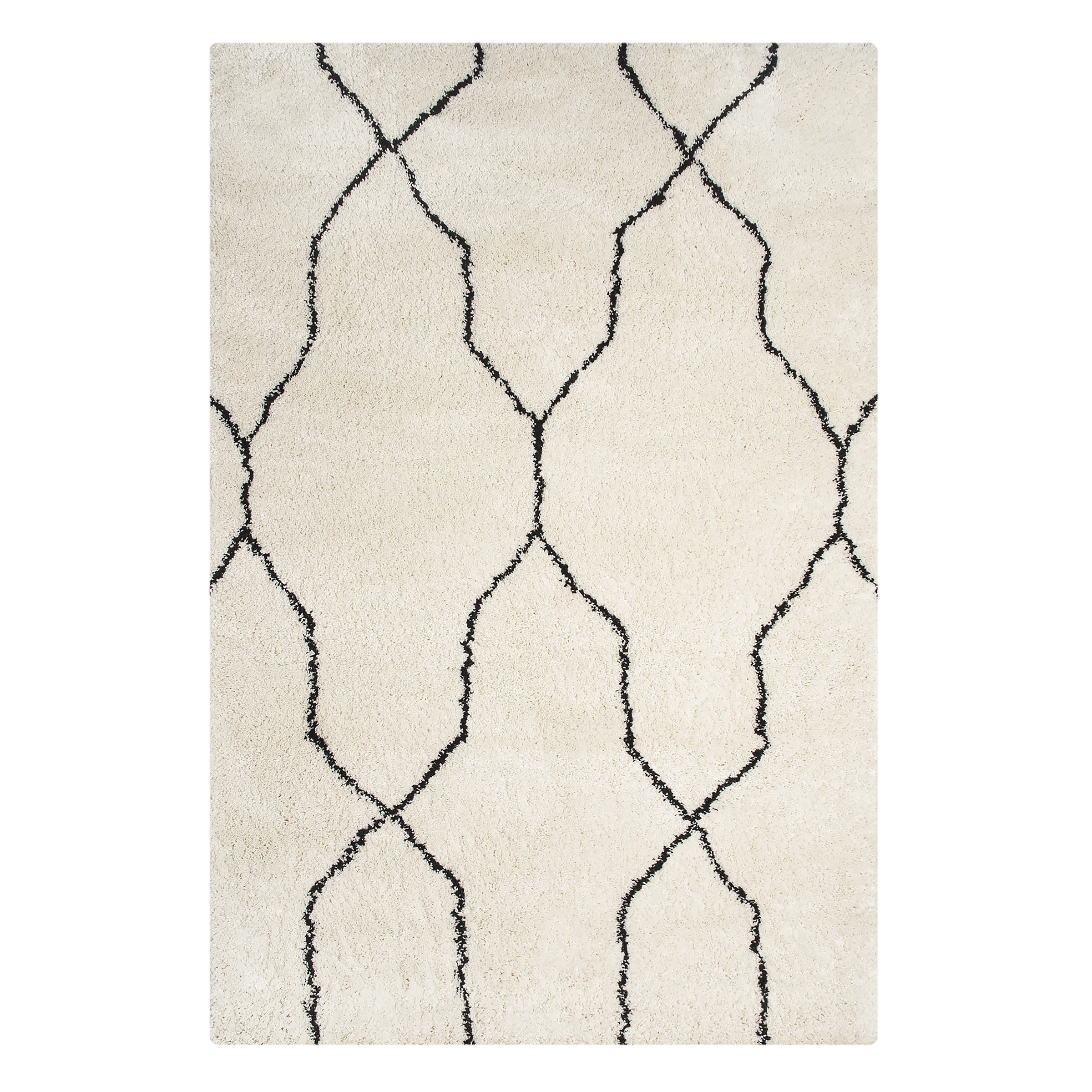 Varamin Vloerkleed Cremezwart 35 Mm 160X230 huismerk kopen in de aanbieding