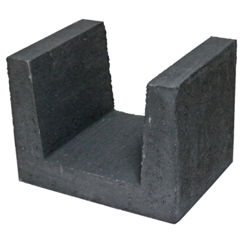 Wonderlijk U-element beton zwart 30x40x30 cm kopen? overige-sierbestrating RC-08