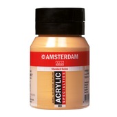 Amsterdam verf acrylverf donkergoud flacon 500ml