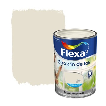 Flexa Strak in de Lak zijdeglans ral 9001 1,25 l