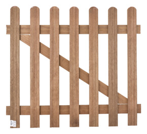 Tuinhekpoort hardhout ca. 80 x 90 cm