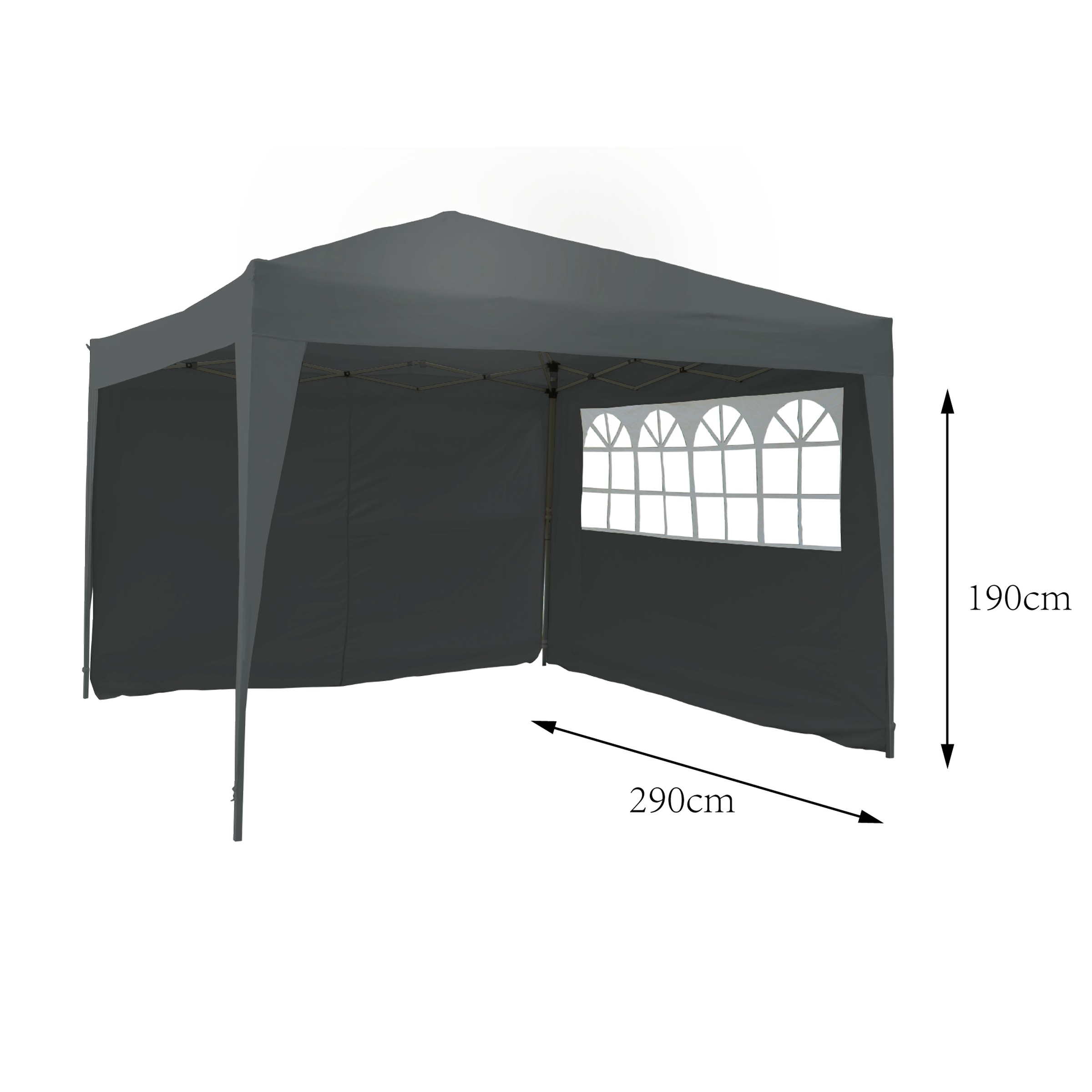 Handson Zijwanden 190X290 Cm Tbv Partytent Havana Antraciet 2 Stuks handson kopen in de aanbieding