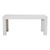 Eettafel Liefburg wit steigerhout 95 x 200 cm