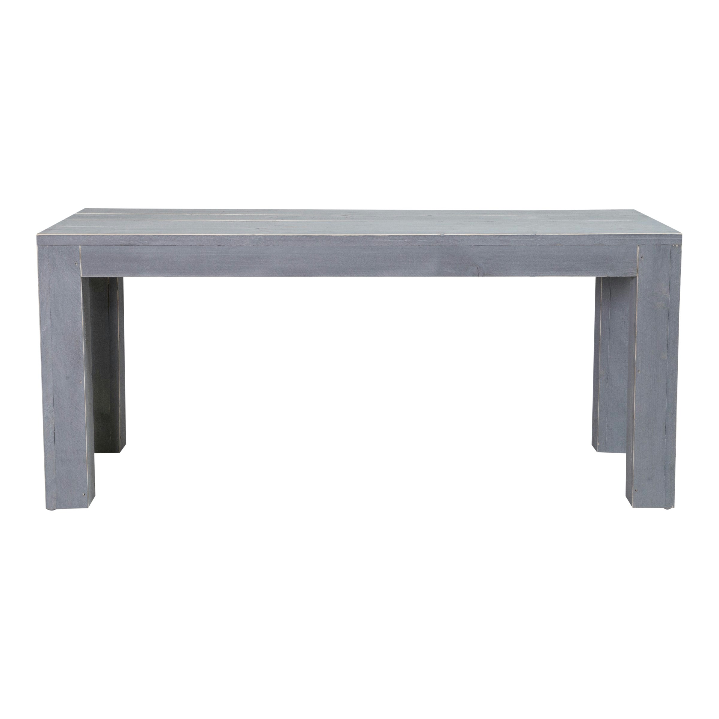 Eettafel Liefburg Grijs Steigerhout 200X95 huismerk kopen in de aanbieding