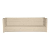 Loungebank Hava 3-zits zand steigerhout 216x75 cm