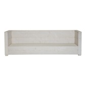 Loungebank Hava 3-zits wit steigerhout 216x75 cm