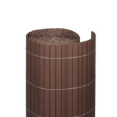 Balkonscherm PVC walnoot 90 x 300 cm