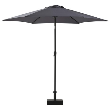 pik Ik heb het erkend Serena Parasol Florida Antraciet Ø270 cm kopen? parasols | Karwei