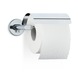 Blomus toiletrolhouder met klep Areo hoogglans RVS