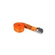 Jumbo spanband oranje 25mm met klemgesp 250 cm