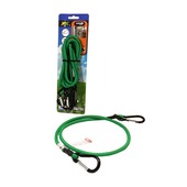 Jumbo snelbinder 100 cm 8mm met karabiner haken 20 KG