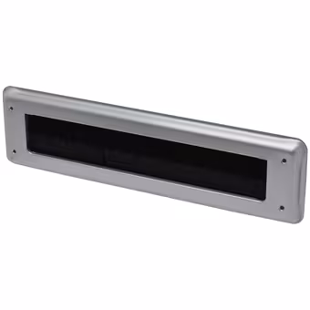 Handson brievenbus borstel aluminium
