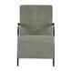 WOOOD fauteuil Halifax ribcord vergrijsd groen