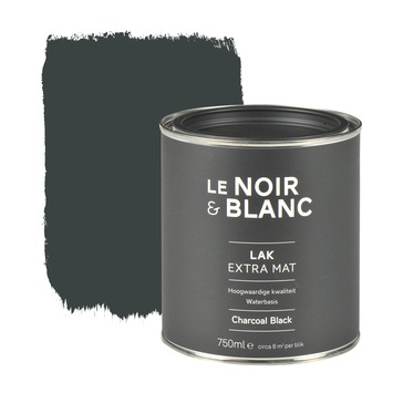 applaus herwinnen textuur Le Noir & Blanc lak extra mat charcoal black 750 ml kopen? binnenlak |  Karwei