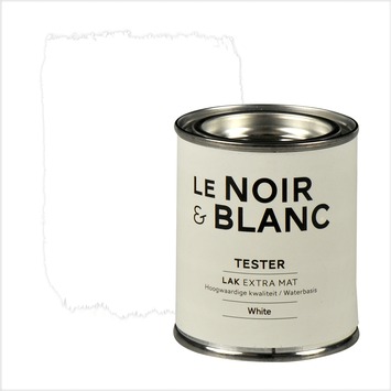 Le Noir Blanc lak extra mat white 100 ml kopen binnenlak Karwei