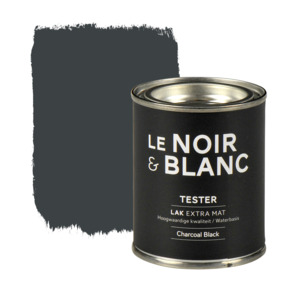 Le Noir & Blanc binnenlak extra mat charcoal black 100 ml