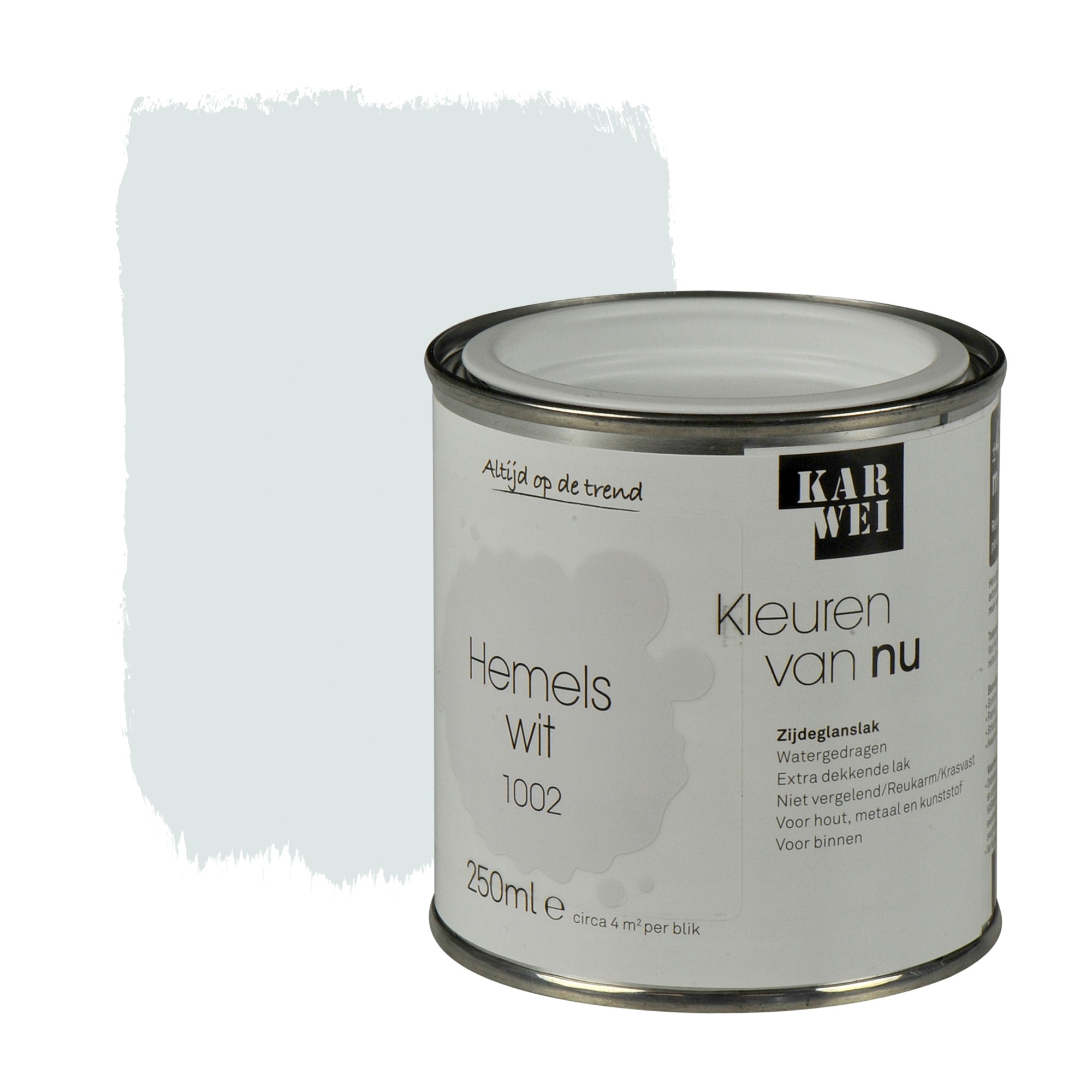 Karwei Kleuren Van Nu Lak Zijdeglans Hemelswit 250 Ml karwei kopen in de aanbieding