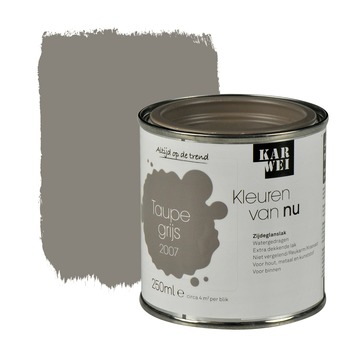 KARWEI Kleuren van Nu lak zijdeglans taupegrijs 250 ml